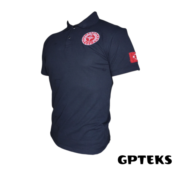 GPTEKS 112 Acil Sağlık Siyah Tshirt
