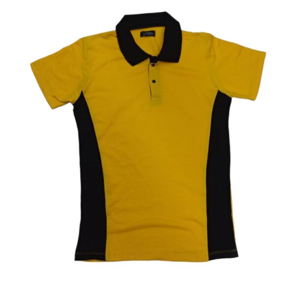 GPTEKS  Polo Yaka Sarı Siyah Tshirt