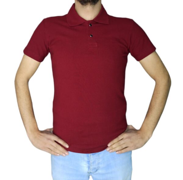 GPTEKS  Polo Yaka Kırmızı Tshirt