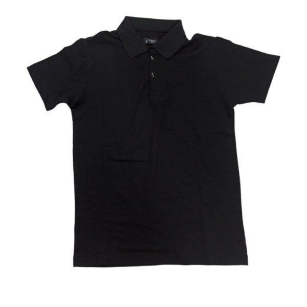 GPTEKS  Polo Yaka Siyah Tshirt