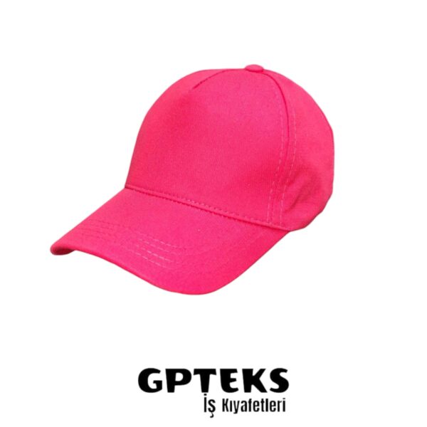 Logolu Şapka Baskı (Pembe)
